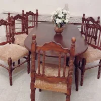مبلمان ۸ نفره آنتیک|مبلمان خانگی و میز عسلی|اصفهان, باغ دریاچه|دیوار