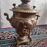 سماور تمام برنزی زغالی
