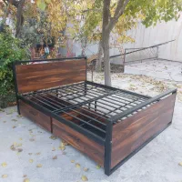 تولید انواع تخت سفارشی چوب فلز|تخت و سرویس خواب|مشهد, سازمان آب|دیوار