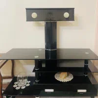 میز تلوزیون شیشه ترک