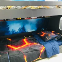 تختواب دو طبقه بزرگسال|تخت و سرویس خواب|تبریز, |دیوار