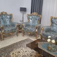 مبل استیل ۹ نفره و ناهارخوری ۸ نفره