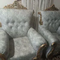 مبل هفت نفره نو|مبلمان خانگی و میز عسلی|نیمبلوک, |دیوار