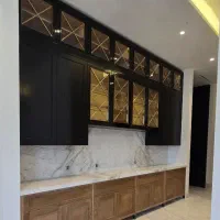 اجرای کانترتاپ و تی وی وال سنگی