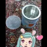 قوطی خالی شیرخشک ودبه خالی ماست برای استفادکارهنری
