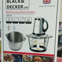 خردکن دو کاسه دو تیغه بلک اندکر|خردکن، آسیاب، غذاساز|رشت, نظری|دیوار