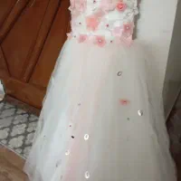 لباس و کفش مجلسی  دخترانه نو
