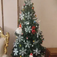 درخت کریسمس نو بابا نویل گوزن آدم برفی