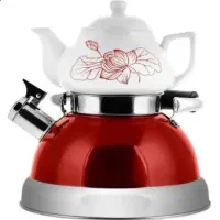 دست کتری و قوری سوت زن اصلی ساخت کشور فرانسه