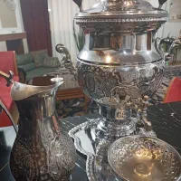 سماور گازی آپولوم قلم کاری شده|سماور، چای‌ساز، قهوه‌ساز|مشهد, شهید هاشمی نژاد|دیوار