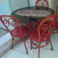 میز ناهارخوری ۴ نفره|میز و صندلی غذاخوری|گرگان, |دیوار