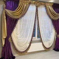 نصب پرده و لوستر