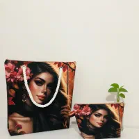 ست کیف دستی با کیف ارایش|صنایع دستی و سایر لوازم تزئینی|میاندوآب, |دیوار