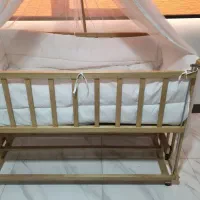 گهواره تمام چوب