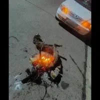 پراید ۱۱۱ مدل ۹۸ شاسی ها سالم سه تیکه رنگ