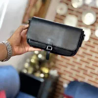 کیف دوشی دستدوز از چرم طبیعی گاوی (شاهکارچرمی)|کیف، کفش، کمربند|بادرود, |دیوار