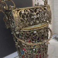 سطل و جا دستمال برنز|صنایع دستی و سایر لوازم تزئینی|تهران, فلاح|دیوار