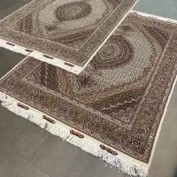 فرش دستباف (بساک) دوجفت ۳ متری ماهی تبریز|فرش|مشکین‌دشت, |دیوار