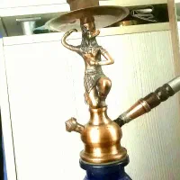 قلیون  و جا شکلاتی ولیوان برنجی