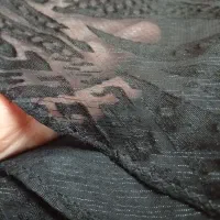 چادرمجلسی مشکی طرحدارسالونا نو نو دوخته شده