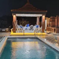 ویلا باغ با استخر آب گرم و تصویه اب