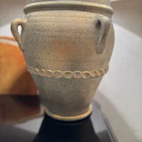 اباژور پتینه با کلاهک کتان|چراغ خواب و آباژور|تهران, اقدسیه|دیوار