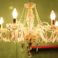 لوستر کریستال با تعداد شاخه های متفاوت