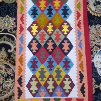 گلیم پشمی واکرولیک|گلیم، جاجیم، گبه|قدس, شهر‌قدس|دیوار