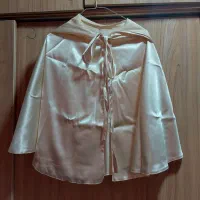 شنل ساتن رنگ بژ مناسب مراسم عقد