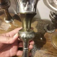 ۶ ععدد سر قلیون ورشو  برنز همش قدیمی و کلکسیونی|کلکسیون اشیاء عتیقه|اهر, |دیوار