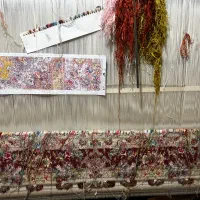 قالی خالچه نیمه کاره