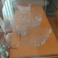میز و صندلی ناهارخوری شیشه ای 4