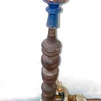 قلیون دوسیب چوب گردویی