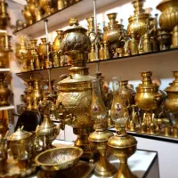 obcd36g هیزمی سماور زغالی ghjبرنجی گازی ذغالی t78i