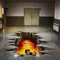 نقاشی باشگاه بدنسازی ودیوار نویسی دهیاری شهر داری|خدمات پیشه و مهارت|تهران, خزانه|دیوار