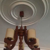 سه عدد لوستر چوبی ۵ شاخه