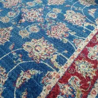 ۲ عدد فرش نخ طرح ابریشم نو