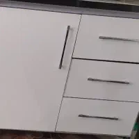 کابینت سفید|آب‌چکان و نظم‌دهنده ظروف|قم, ولیعصر|دیوار