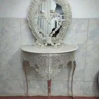 آینه شمعدان+ کنسول ملیله