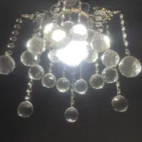 دو عدد لوستر چهار شاخه با یک عدد تک شاخه|لوستر و چراغ آویز|نهاوند, |دیوار