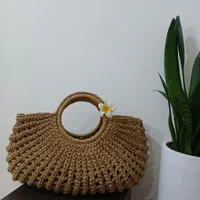 ست تابستانه کیف و کلاه دستبافت