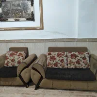مبل 7 نفره راحتی فروش فوری به علت جابجایی|مبلمان خانگی و میز عسلی|خان ببین, |دیوار