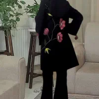 مانتو نقاشی شده رنگ ثابت و جواهر دچزی شدع|لباس|تهران, آرژانتین|دیوار