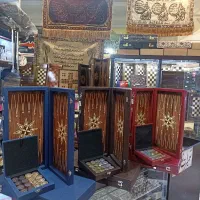 تخته نرد چرم‌ لاکچری تک و عمده