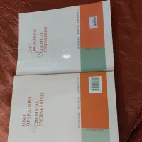 دوتا کتاب عملیات واحدمهندسی شیمی