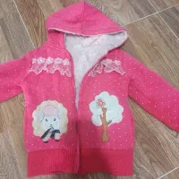 کاپشن یا پلیور  پشمی دخترونه سالم ۲تا ۴سال