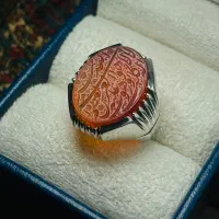 انگشتر نقره مردانه ابراهیم آذری