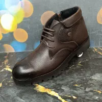 کفش نیم بوت چرم طبیعی پانو%+