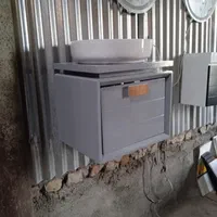 کابینت روشویی و آینه باکس|لوازم سرویس بهداشتی|قم, بوستان جوان|دیوار