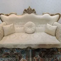 یکدست مبل کلاسیک بهمراه ناهار خوری|مبلمان خانگی و میز عسلی|ابهر, |دیوار